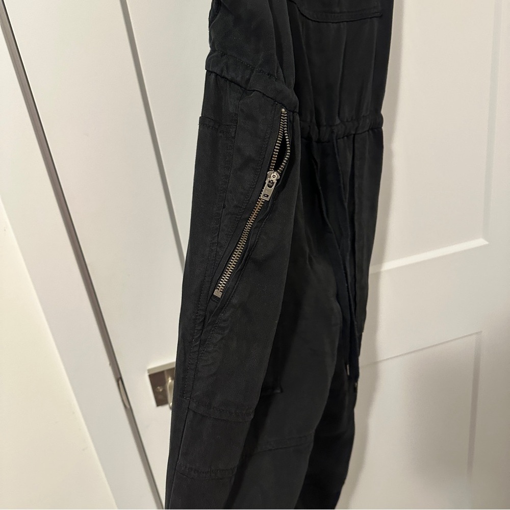 Aritzia Wilfred Free Black Valletta Overalls Cropped Size XXS Women’s - Picture 9 of 16